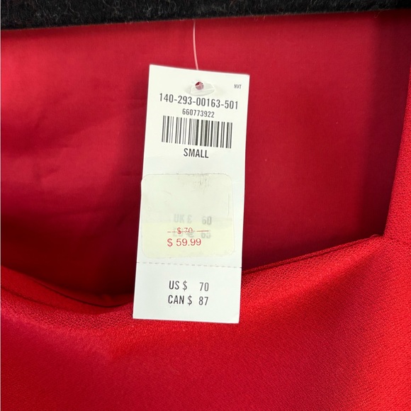 Red Women's Top - Picture 3 of 3